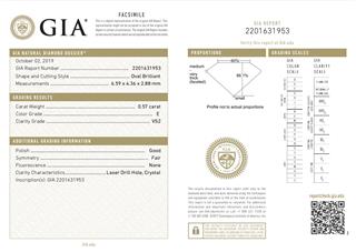 Bulgari GIA Certified Oval Diamond Bypass Ring in 18K White Gold